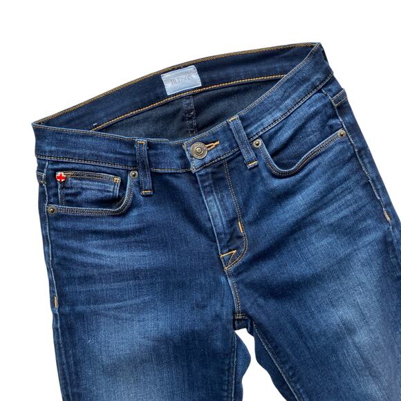 Hudson Colette Mid-Rise Skinny Jeans Size 27 Dark Wash - Picture 2 of 6